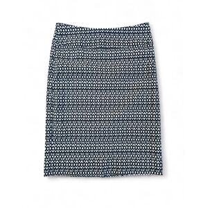 Margaret M Monochrome Patterned Pencil Skirt, Size S